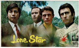 Postal Promocional De Lone Star. Firmada Por Uno De Los Integrantes - Altri & Non Classificati