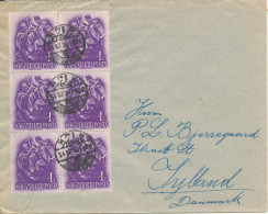 Hungary Cover Sent To Denmark 1938 - Covers & Documents