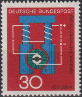 1966 Deutschland > BRD, ** Mi:DE 522, Sn:DE 966, Yt:DE 379, Dynamo - Elektrizität