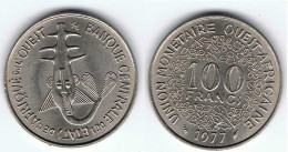 Moneda De Africa Occidental 100 Francos 1977 - Sin Clasificación