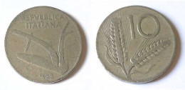Moneda Italia 10 Liras 1953 - Zonder Classificatie