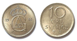 Moneda Suecia 10 Ore 1965 - Non Classificati