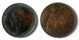 Moneda Inglaterra One Penny 1936 - Ohne Zuordnung
