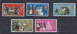 1970 Sg 819-820-821-822-823 - Unused Stamps