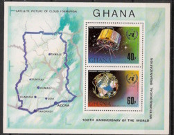 GHANA - 1973 - Bloc Feuillet BF N°YT. 50 - Météo - Neuf Luxe ** / MNH / Postfrisch - Ghana (1957-...)