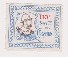 Vignette Militaire Delandre - 110ème Bataillon De Chasseurs à Pied - Vignettes Militaires