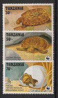 TANZANIA - 1993 - N°YT. 1193 à 1195 - Tortues / WWF - Neuf Luxe ** / MNH / Postfrisch - Tanzania (1964-...)