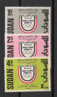 SOUDAN - 1984 - N°YT. 335 à 337 - JO Los Angeles / Olympics - Neuf Luxe ** / MNH / Postfrisch - Soedan (1954-...)