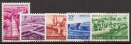 GUINEE - 1964 - N°YT. 190 à 194 - Adduction D'eau - Neuf Luxe ** / MNH / Postfrisch - Guinea (1958-...)