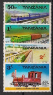 TANZANIA - 1976 - N°Mi. 62 à 65 - Trains - Neuf Luxe ** / MNH / Postfrisch - Tansania (1964-...)