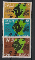 SOUDAN - 1986 - N°YT. 344 à 346 - Insurrection Du 6/4/85 - Neuf Luxe ** / MNH / Postfrisch - Sudan (1954-...)