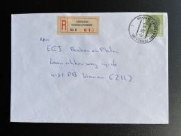 NETHERLANDS 1992 REGISTERED LETTER ARNHEM KRONENBURG PROMENADE TO VIANEN 05-11-1992 NEDERLAND AANGETEKEND - Storia Postale