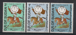 SOUDAN - 1984 - N°YT. 332 à 334 - Bataille De Shaykan - Neuf Luxe ** / MNH / Postfrisch - Sudan (1954-...)