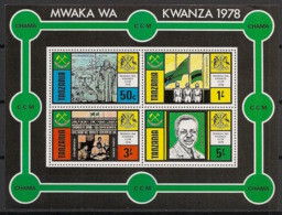 TANZANIA - 1978 - N°Mi. Bloc 10 (91) - Parti De La Révolution - Neuf Luxe ** / MNH / Postfrisch - Tanzania (1964-...)