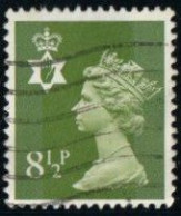 GB 1976 Yv. N°778 - 8p1/2 Vert-olive - Oblitéré - Irlande Du Nord