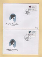 Liechtenstein - 1996 - N°1065 + 1066 - FDC - Europa - Femmes Celebres - Briefe U. Dokumente