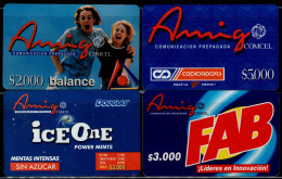 TT114-COLOMBIA PREPAID CARDS - 1999/2002 - USED - AMIGO - ADVERTISING - Colombia