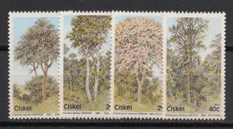 CISKEI - 1983 - N°YT. 34 à 37 - Arbres / Trees - Neuf Luxe ** / MNH / Postfrisch - Ciskei