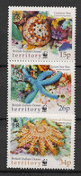 BR. INDIAN OCEAN - 2001 - N°YT. 240 à 242 - Corail / Coral / WWF - Neuf Luxe ** / MNH / Postfrisch - Territorio Británico Del Océano Índico