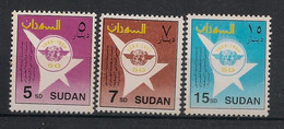 SOUDAN - 1995 - N°YT. 436 à 438 - OACI - Neuf Luxe ** / MNH / Postfrisch - Sudan (1954-...)