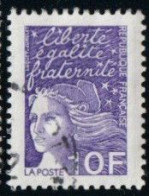 France 1997 Yv. N°3099 - 10F Violet - Oblitéré - 1997-2004 Marianne Du 14 Juillet