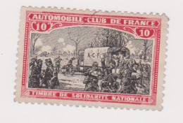 Vignette Militaire - Automobile Club De France - Vignettes Militaires