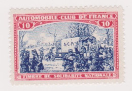 Vignette Militaire - Automobile Club De France - Vignettes Militaires