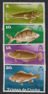 TRISTAN DA CUNHA - 1978 - N°YT. 244 à 247 - Poissons - Neuf Luxe ** / MNH / Postfrisch - Tristan Da Cunha