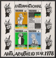 TANZANIA - 1978 - N°Mi. Bloc 15 - Anti Apartheid - Neuf Luxe ** / MNH / Postfrisch - Tanzania (1964-...)