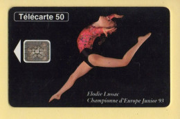 Télécarte 1993 : ELODIE LUSSAC / Gymnastique / 50 Unités / Numéro 47195 / 09-93 (voir Puce Et Numéro Au Dos) - 1993