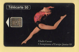 Télécarte 1993 : ELODIE LUSSAC / Gymnastique / 50 Unités / Numéro 47128 / 09-93 (voir Puce Et Numéro Au Dos) - 1993