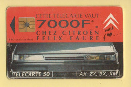 Télécarte 1993 : CITROEN PARIS N°3 / 50 Unités / Numéro B310P0149 / 01-93 (voir Puce Et Numéro Au Dos) - 1993