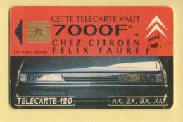 Télécarte 1993 : CITROEN PARIS N°3 / 50 Unités / Numéro B311A0037 / 01-93 (voir Puce Et Numéro Au Dos) - 1993