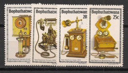 BOPHUTHATSWANA - 1981 - N°YT. 76 à 79 - Telephone - Neuf Luxe ** / MNH / Postfrisch - Bofutatsuana