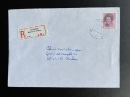 NETHERLANDS 1986 REGISTERED LETTER ARNHEM WICHARD VAN PONTLAAN TO ARNHEM 07-01-1986 NEDERLAND AANGETEKEND - Covers & Documents