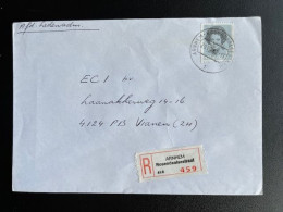 NETHERLANDS 1987 REGISTERED LETTER ARNHEM ROSENDAALSESTRAAT TO VIANEN 29-07-1987 NEDERLAND AANGETEKEND - Brieven En Documenten