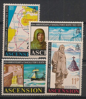 ASCENSION - 1972 - N°YT. 161 à 164 - Shakelton - Neuf Luxe ** / MNH / Postfrisch - Ascension (Ile De L')