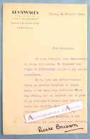 ● Pierre BRISSON Journaliste Les Annales - Les Amis De COURTELINE - Lettre Tapuscrite 1930 - Autographe - Writers