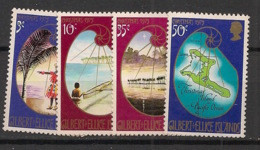GILBERT & ELLICE - 1973 - N°YT. 207 à 210 - Noel - Neuf Luxe ** / MNH / Postfrisch - Gilbert- Und Ellice-Inseln (...-1979)