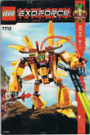 Manual De Instrucciones De Lego Exo Force 7712 Supernova - Ohne Zuordnung