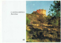 Lámina Colección Castillos De España Nº 85 Castelldefels, Barcelona. Laboratorios Emyfar - Autres & Non Classés