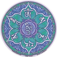 Adhesivo Para Ventana Jewel Lotus 10,5 Cm - Religion & Esotérisme