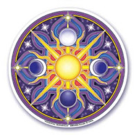 Adhesivo Para Ventana Celestial Mandala 10,5 Cm - Religion & Esotérisme