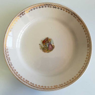 Antiguo Plato Llano De Porcelana China Opaca De La Ibero Tanagra De Santander - Altri & Non Classificati