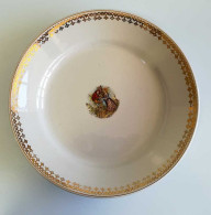 Antiguo Plato Llano De Porcelana China Opaca De La Ibero Tanagra De Santander - Andere & Zonder Classificatie