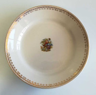 Antiguo Plato Llano De Porcelana China Opaca De La Ibero Tanagra De Santander - Altri & Non Classificati