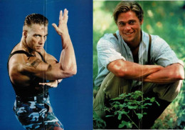 Poster Doble Jean-Claude Van Damme + Brad Pitt - Autres & Non Classés