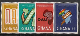 GHANA - 1980 - N°YT. 688 à 691 - OAU - Neuf Luxe ** / MNH / Postfrisch - Ghana (1957-...)