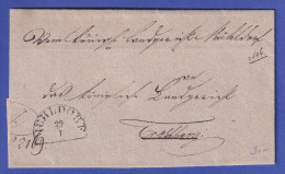 Bayern Vorphila-Brief Mit Halbkreisstempel MÜHLDORF Nach Trostberg 1849 - Other & Unclassified