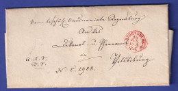 Bayern Brief Mit Zweikreisstempel REGENSBURG Nach Vilsbiburg 1849 - Altri & Non Classificati